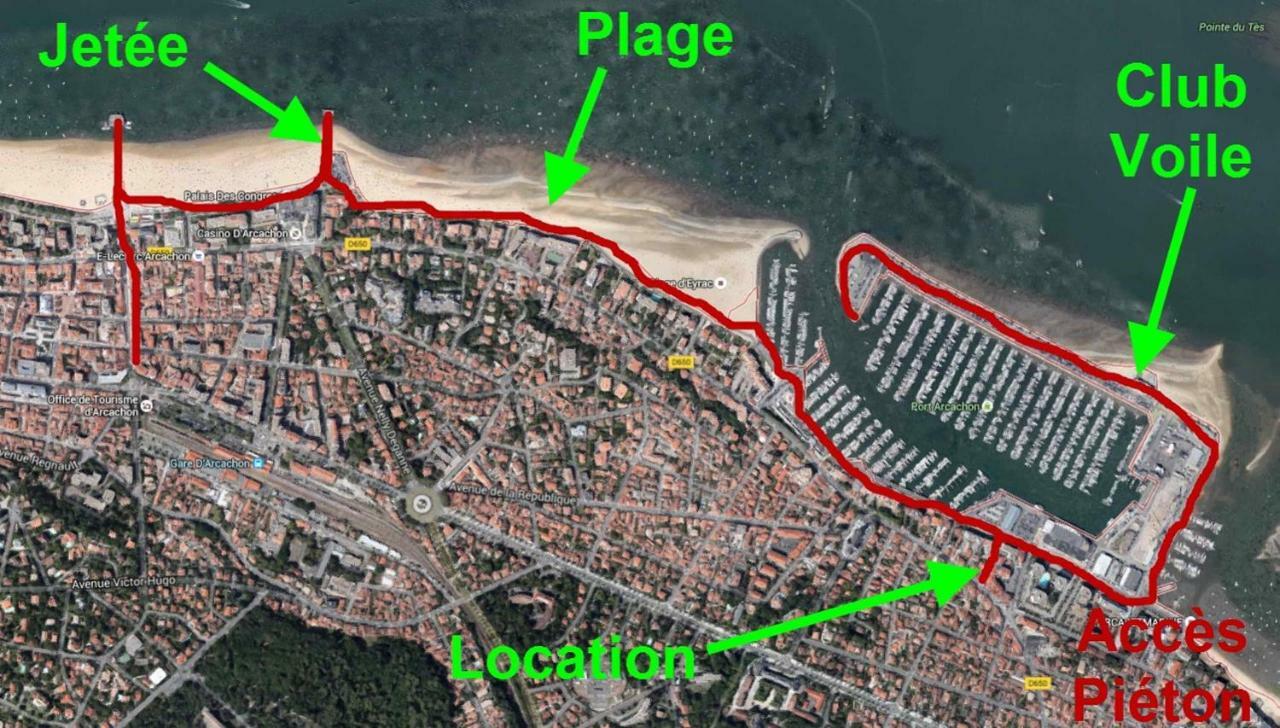 Les Pieds Dans L'Eau Apartman Arcachon Kültér fotó